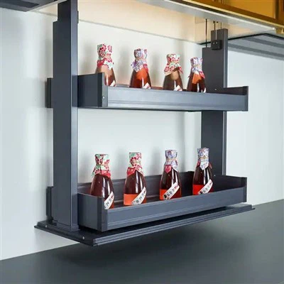 Ascensor d'armaris de cuina d'aliatge d'alumini de cuina intel·ligent del restaurant